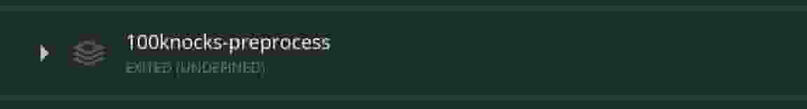 docker-compose stopコマンド実行後のDocker Desktopの表示